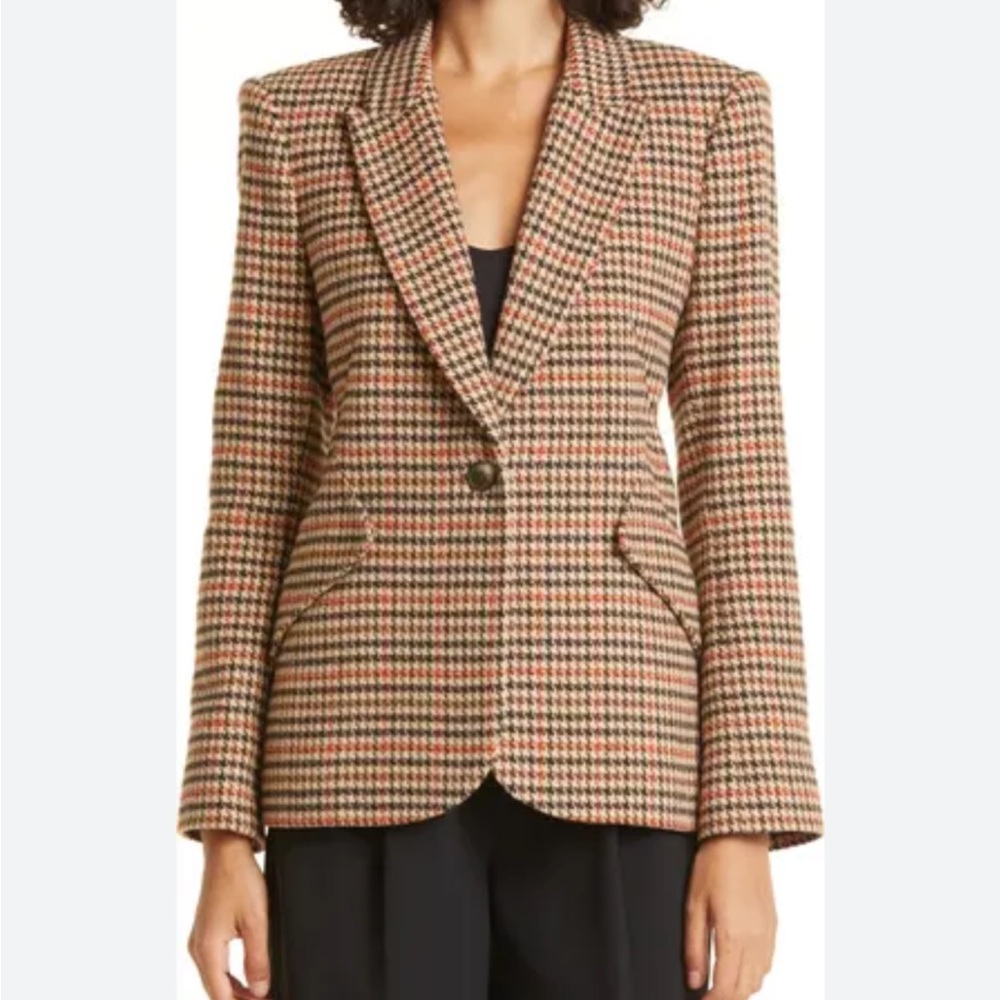 L'AGENCE Houndstooth Blazer